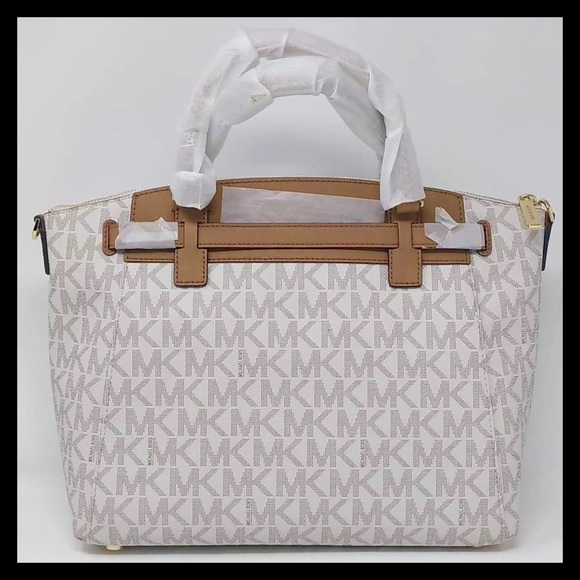 Michael Kors Hamilton Traveler Large Satchel Tote - Picture 10 of 16